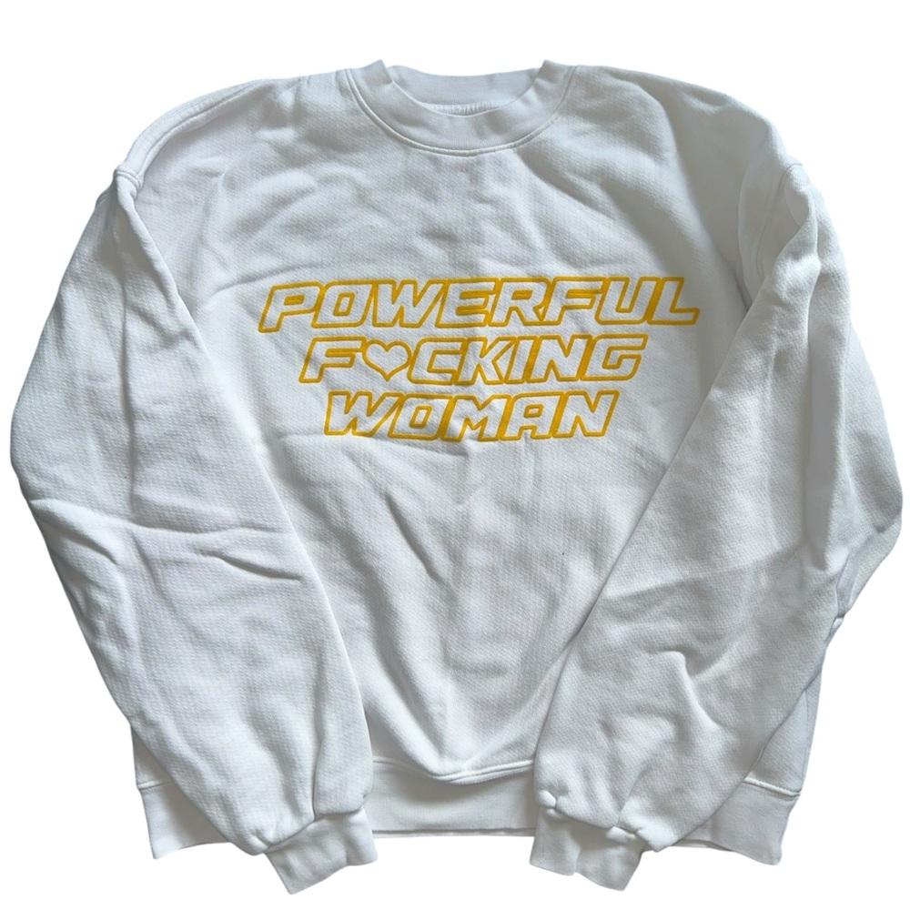 Powerful‎ F💛cking Female”crew neck sweatshirt. The B Project - Good American. - Picture 3 of 5